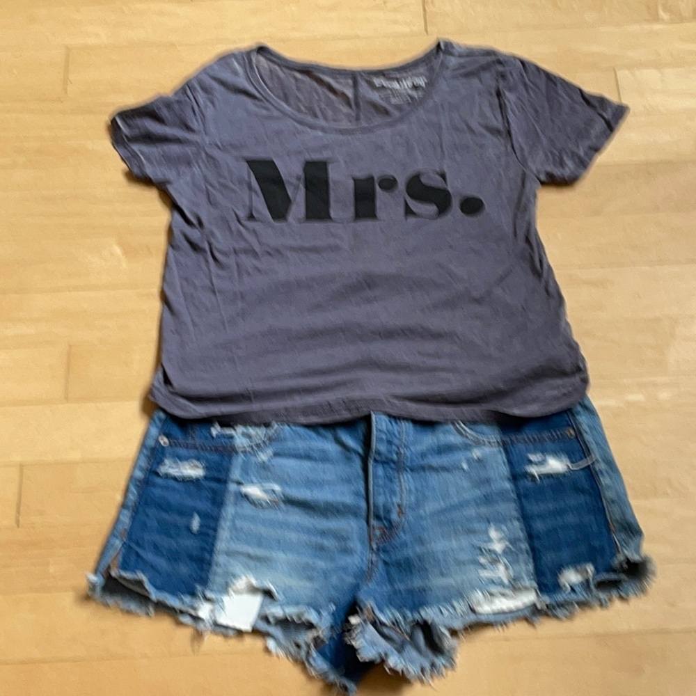 Bridal Tee - Mrs. - Size LARGE